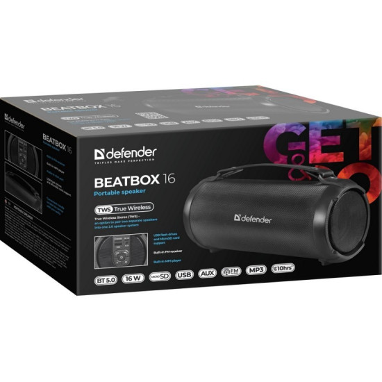 Głośnik Bluetooth BEATBOX 16W 
