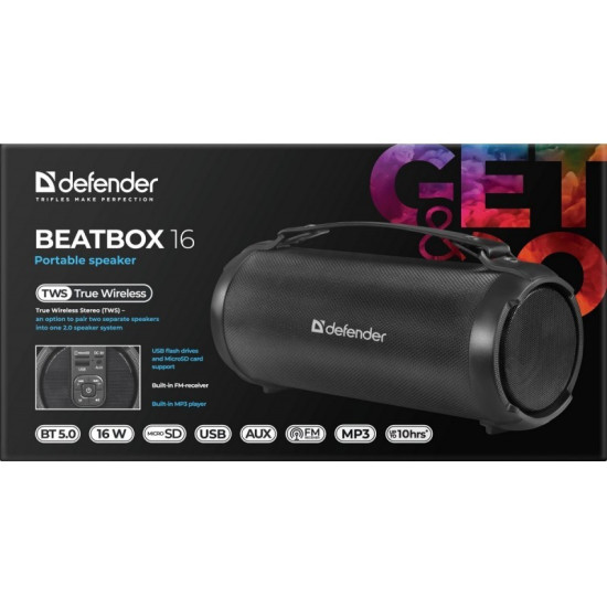 Głośnik Bluetooth BEATBOX 16W 