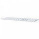 Klawiatura Magic Keyboard z Touch ID i polem numerycznym dla modeli Maca z czipem Apple - angielski (międzynarodowy) - białe klawisze