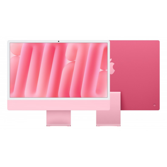 iMac 24 cale: M4 8/8, 16GB, 256GB SSD - Różowy