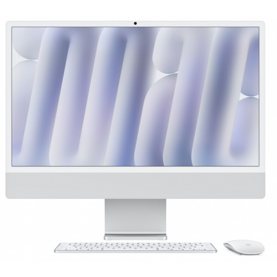 iMac 24 cale: M4 10/10, 16GB, 256GB SSD - Srebrny