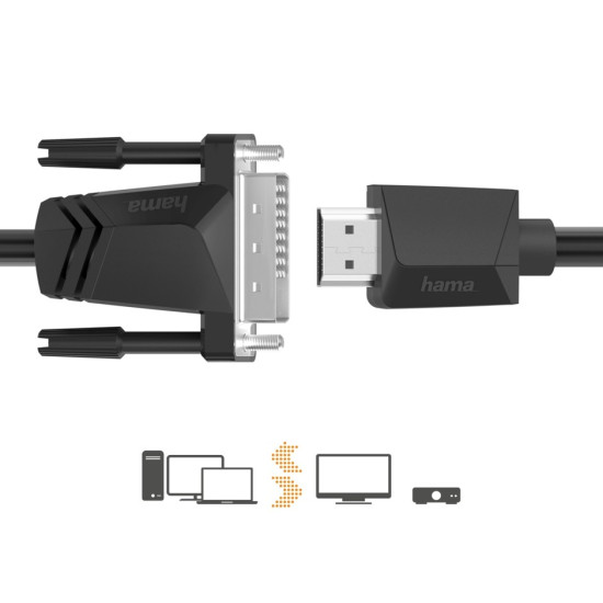 Kabel HDMI DVI/D 4k 1,5m 