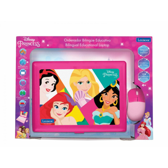 Laptop edukacyjny Disney Princess Trzyjęzyczny UA/PENG/PL 186 aktywności