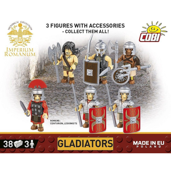 Klocki Imperium Romanum - Gladiatorzy 3 figurki