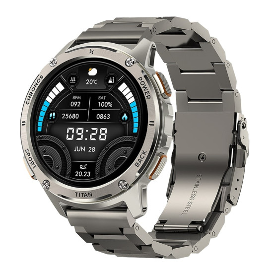 Smartwatch FW110 Titan Chronos Srebrny 
