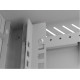 Szafa instalacyjna rack wisząca 10 cali 9U 300x300 szara 