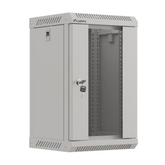 Szafa instalacyjna rack wisząca 10 cali 9U 300x300 szara 
