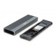 Obudowa USB 3.1 Typ C na dysk SSD M.2 NVMe 10 Gbps + SATA 6 Gbps aluminiowa, beznarzędziowa