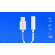 Adapter USB-C - Mini Jack 3,5mm, Xiaomi, Huawei, Oppo,  AK-51
