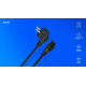 Kabel zasilający koniczynka, 3m, CL-158