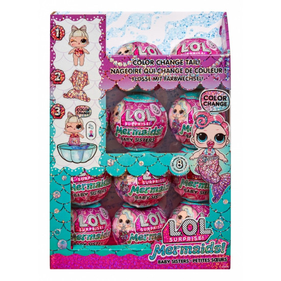 Laleczka L.O.L. Surprise Mermaids Syrenka w kuli niespodzianka