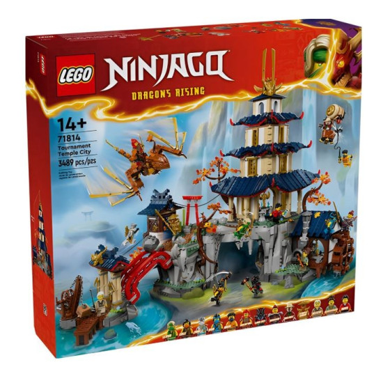Klocki Ninjago 71814 Turniejowe miasto ze świątynią