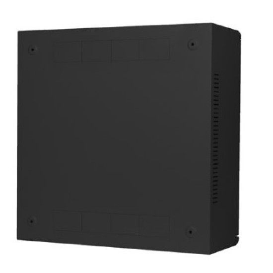 Szafa instalacyjna rack wisząca 19 cali 6U+3U 540x200 niskoprofilowa czarna ( złożona)