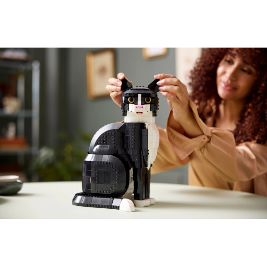 Klocki Ideas 21349 Biało-czarny kot