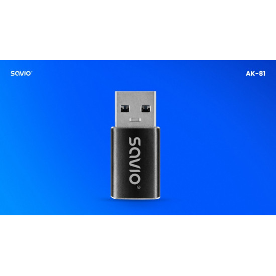 Adapter USB-C 3.1 (F) - USB-A 3.1 (M)  AK-81