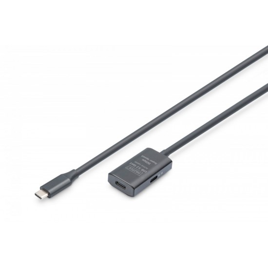 Kabel przedłużający aktywny USB-C - USB-C, USB 3.2 Gen1, 5Gbps, 5m 