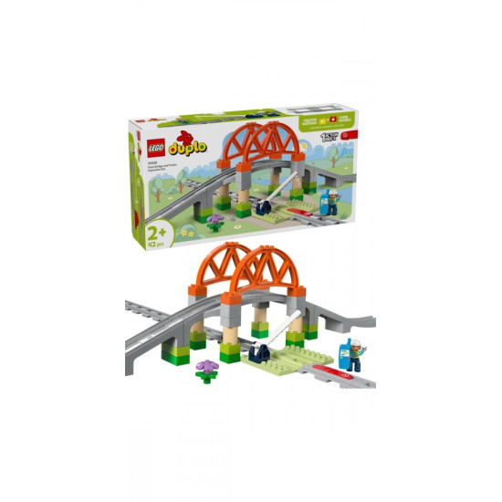 Klocki DUPLO 10426 Most i tory kolejowe - zestaw rozszerzający 