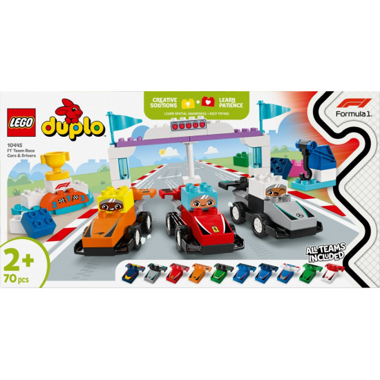 Klocki DUPLO 10445 Bolidy i kierowcy F1 