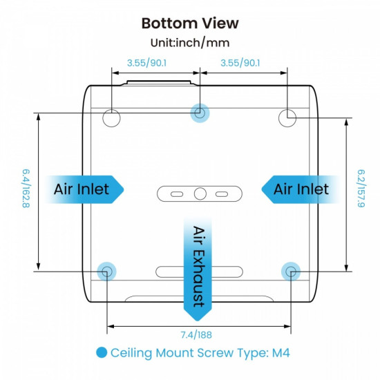 Projektor GP520 4K LED 2600ansi/4K/HDMI 
