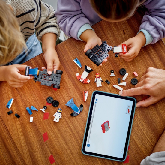 Klocki City 60464 F1 Bolidy Williams Racing i Haas F1 