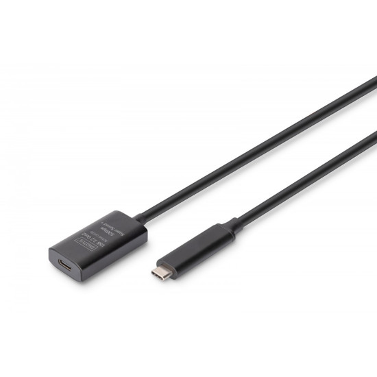 Kabel przedłużający aktywny USB-C - USB-C, USB 3.2 Gen2, 10Gbps, 5m 