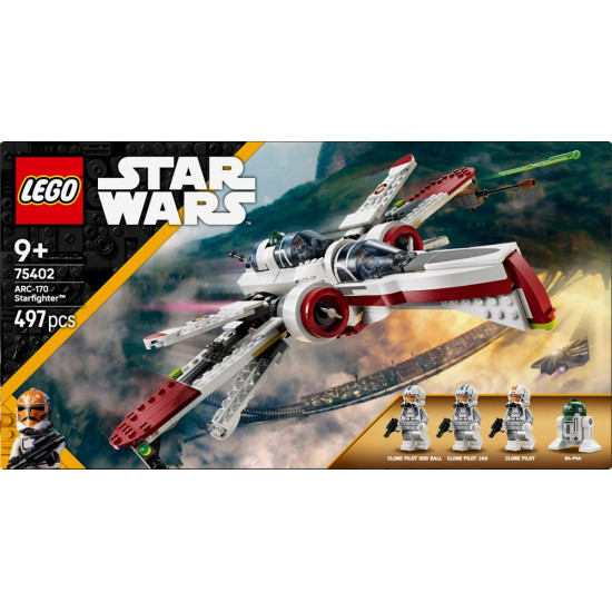 Klocki Star Wars 75402 Myśliwiec ARC-170 