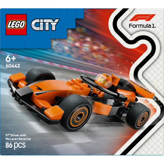 Klocki City 60442 F1 Kierowca i bolid McLaren 