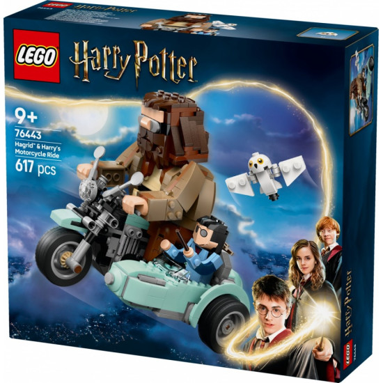 Klocki Harry Potter 76443 Przejażdżka motocyklowa Hagrida i Harry'ego 