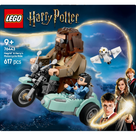 Klocki Harry Potter 76443 Przejażdżka motocyklowa Hagrida i Harry'ego 