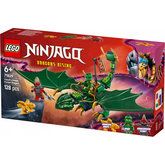 Klocki Ninjago 71829 Zielony leśny smok Lloyda 