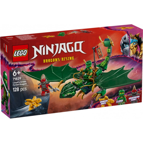 Klocki Ninjago 71829 Zielony leśny smok Lloyda 
