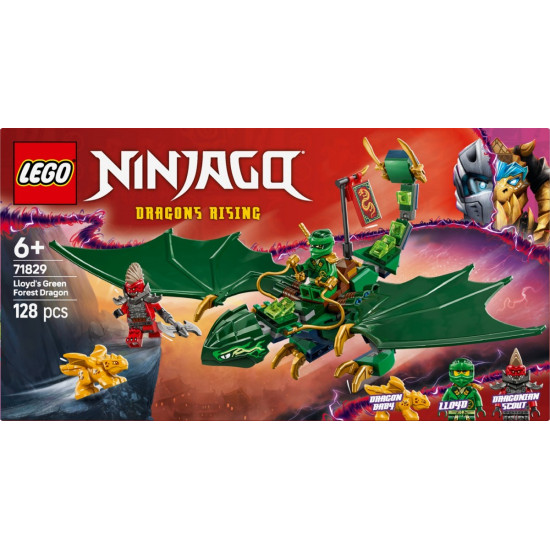 Klocki Ninjago 71829 Zielony leśny smok Lloyda 
