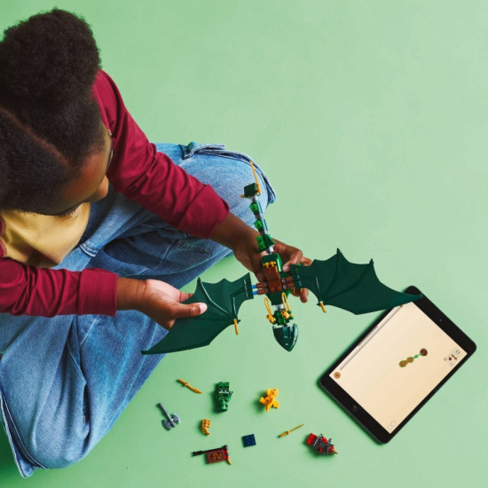 Klocki Ninjago 71829 Zielony leśny smok Lloyda 