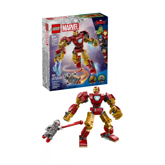 Klocki Super Heroes 76307 Mech Iron Mana kontra Ultron 