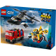 Klocki City 60462 Zestaw z helikopterem, wozem strażackim i łodzią 