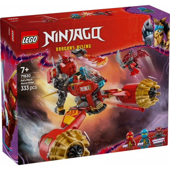 Klocki Ninjago 71830 Burzowy jeździec-mech Kaia 
