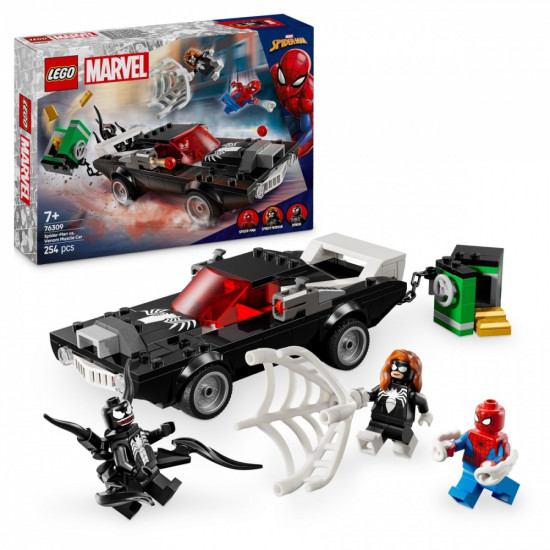 Klocki Super Heroes 76309 Spider-Man kontra muscle car Venoma 