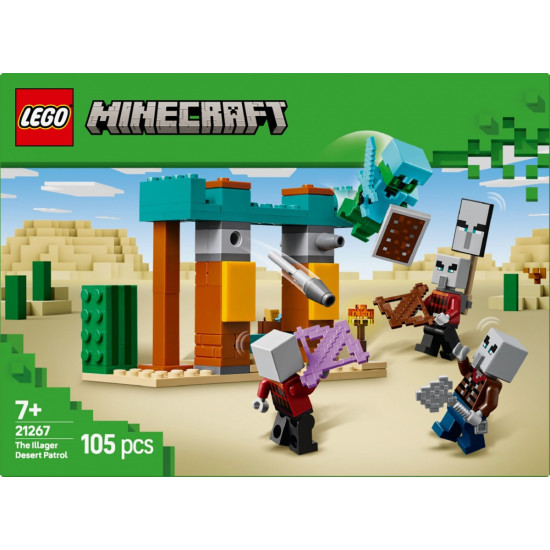 Klocki Minecraft 21267 Pustynny patrol złosadników 