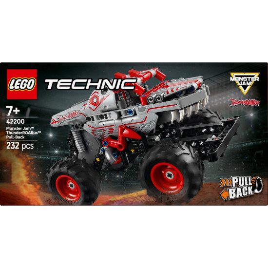 Klocki Technic 42200 Monster Jam ThunderROARus z napędem typu pull-back 
