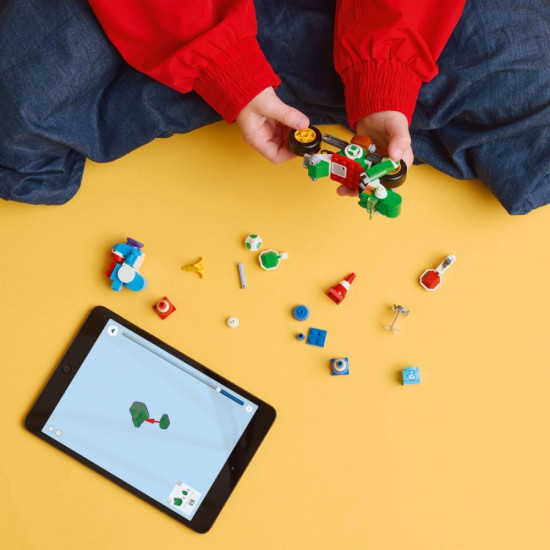 Klocki Super Mario 72031 Mario Kart - Yoshi Bike 