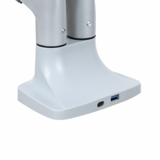 Uchwyt biurkowy gazowy do 2 monitorów LED/LCD 17-35