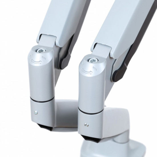 Uchwyt biurkowy gazowy do 2 monitorów LED/LCD 17-35