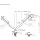 Uchwyt biurkowy gazowy do 2 monitorów LED/LCD 17-35