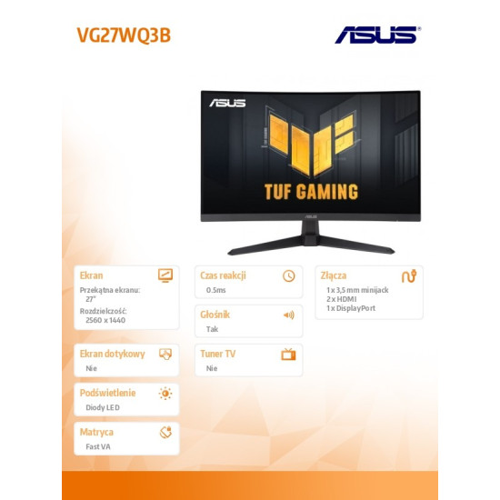 Monitor 27 cali VG27WQ3B QHD 