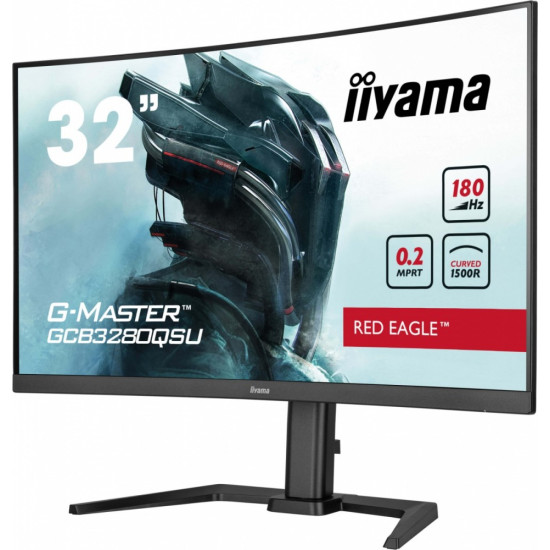 Monitor 32 cale GCB3280QSU-B2,VA,QHD,180Hz,1500R,0.2ms,4xUSB,350cd 
