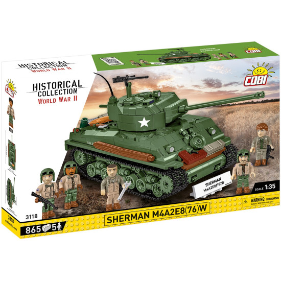 Klocki Sherman M4A2E8 865 klocków 