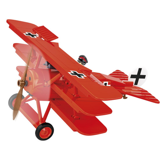 Klocki Fokker DR.1 Czerwony Baron 221 klocków 