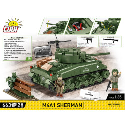 Klocki M4A1 Sherman 663 klocki 