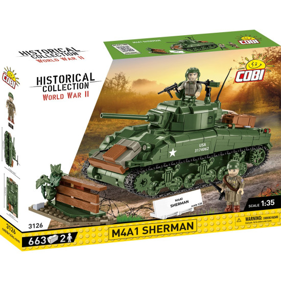 Klocki M4A1 Sherman 663 klocki 