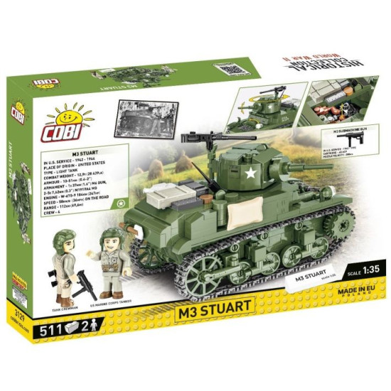 Klocki M3 Stuart 511 klocków 